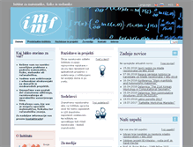Tablet Screenshot of imfm.si